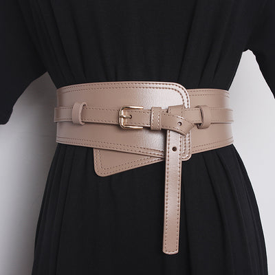 Cinturón de Cuero para Mujer Ancho Decorativo Versátil - Image 23