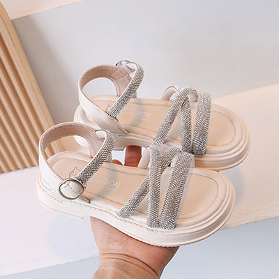 Sandalias Infantiles Elegantes con Detalles de Strass - Image 10