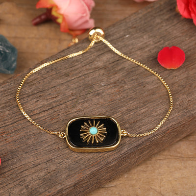Colgante de Piedra con Girasol Pavé para Mujer - Image 16