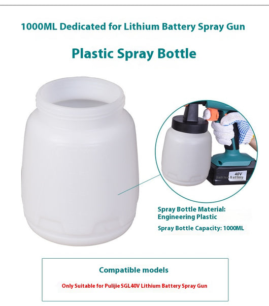 Pistola Rociadora Eléctrica con Depósito de 1300ML en Acero Inoxidable - Image 6