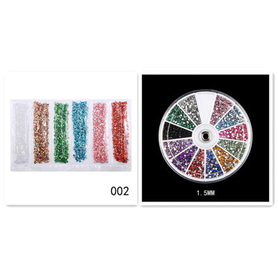 Fragmentos de Vidrio Diamante para Uñas - Acabado Oro y Plata - Image 12