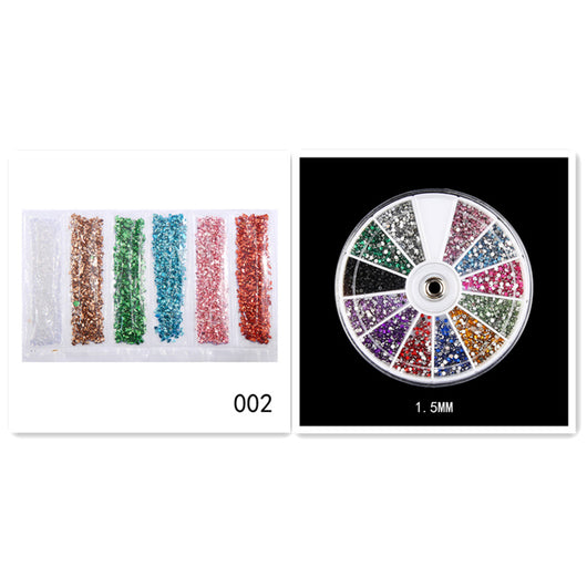 Fragmentos de Vidrio Diamante para Uñas - Acabado Oro y Plata - Image 12