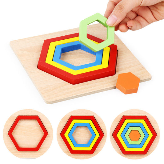 Bloques de Construcción Geométricos 3D para Educación Temprana Infantil - Image 2