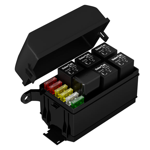 Socket Modificador de Relé Automotriz con Caja de Fusibles