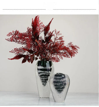 Jarrón de Cristal Elegante con Flores de Burbujas - Decoración Premium para Espacios de Lujo - Image 7