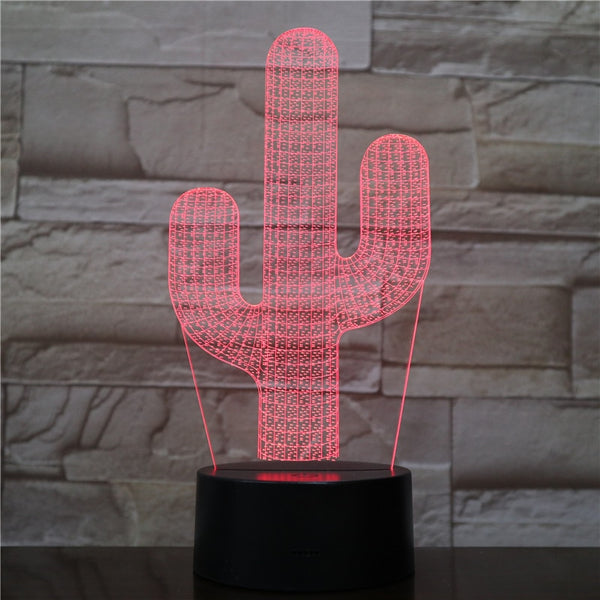 Lámpara Nocturna LED Cactus