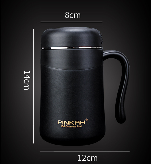 Taza Térmica para Oficina 350ml con Colador Integrado - Image 7