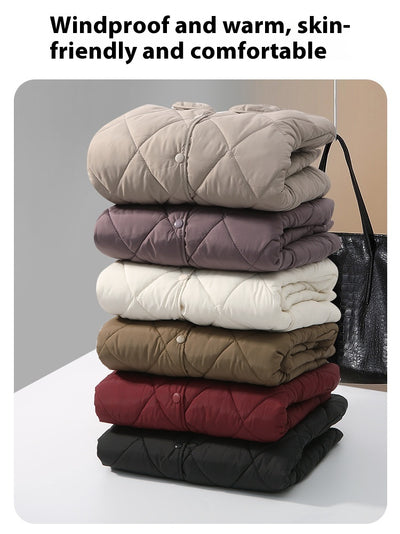 Chaqueta Acolchada Suelta de Algodón para Mujer - Diseño Ligero y Moderno - Image 16