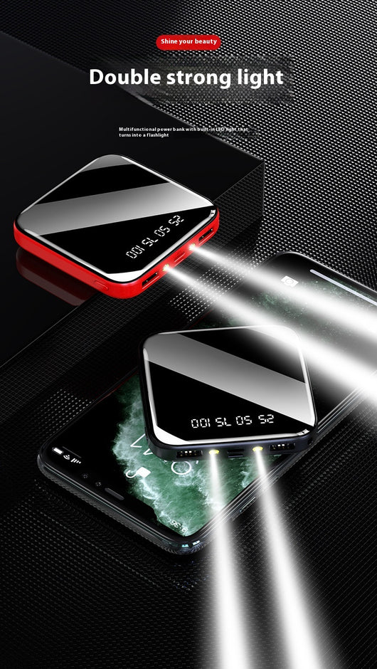 Batería Portátil Mini Espejo 20000 mAh - Carga Rápida y Diseño Compacto - Image 14