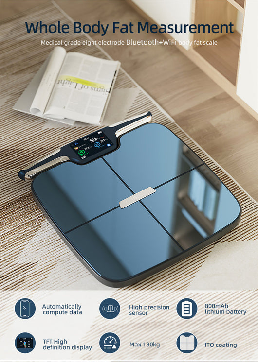 Báscula Inteligente con 8 Electrodos para Análisis Corporal Completo - Image 16