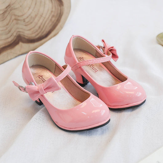 Zapatos de Cuero para Niñas con Tacón Alto - Diseño Casual y Elegante - Image 14