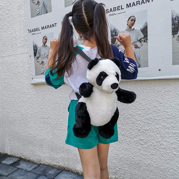 Mochila Infantil Panda Adorable - Diseño de Peluche para Niños y Niñas