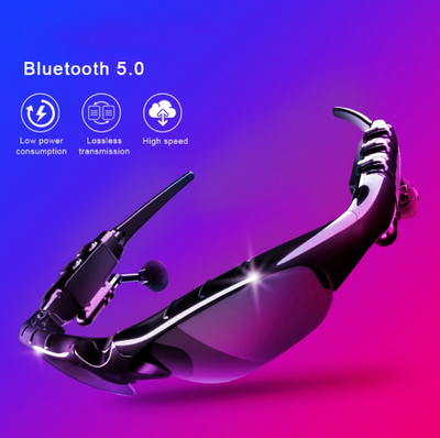 Gafas de Sol Inteligentes Bluetooth 5.0 con Auriculares Inalámbricos para Deportes