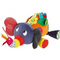 Juguete de Peluche Elefante con Anillo Sonajero y Campana para Bebés