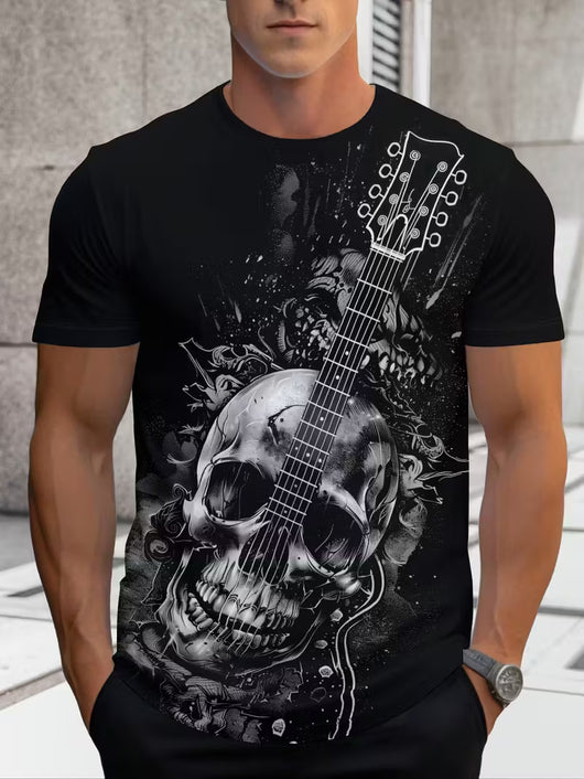 Playera Casual para Hombre con Estampado Digital 3D - Image 33