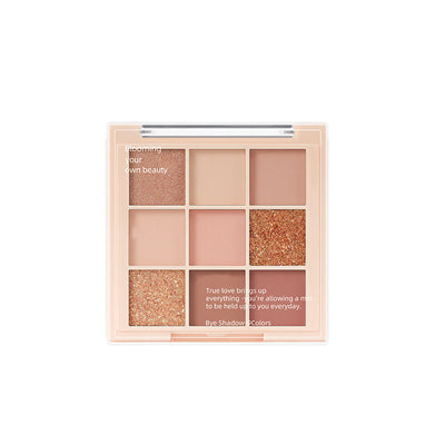 Paleta de Sombras de Ojos 9 Colores Tierra - Maquillaje Profesional - Image 4