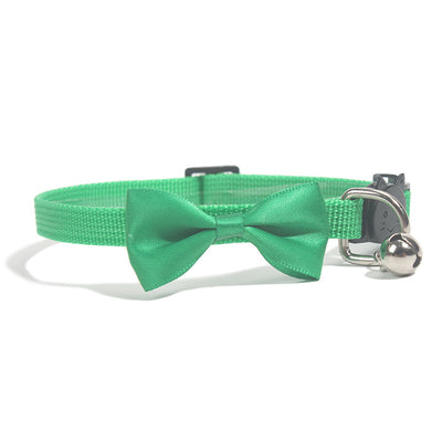 Collar Ajustable para Mascotas con Moño, Campana y Hebilla de Seguridad - Image 23