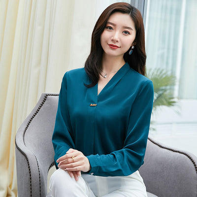 Blusa Suelta de Chifón Elegante - Image 3
