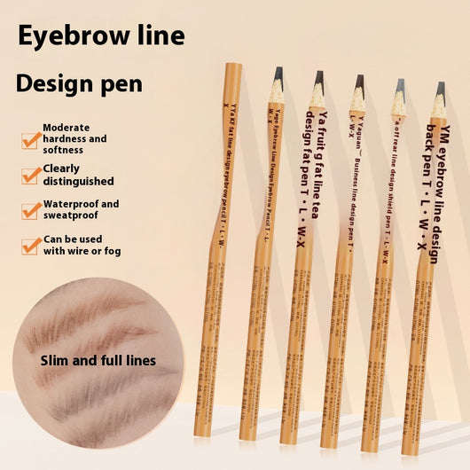 Lápiz de Cejas con Posicionador - Diseño de Línea Waterproof Antitraspaso - Image 2