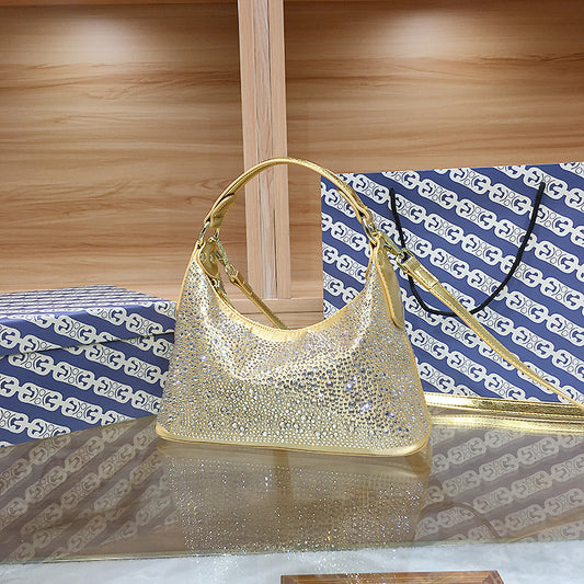 Bolso de Noche Elegante con Strass - Cartera de Gran Capacidad para Mujer - Image 2