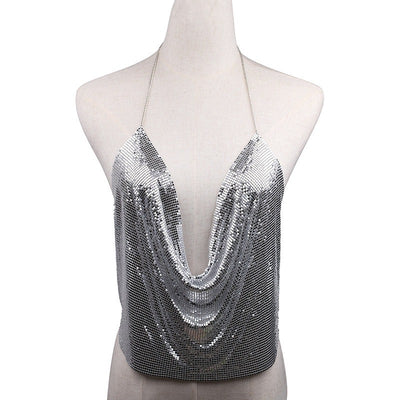 Cadena de Cuerpo Exagerada con Lentejuelas - Collar Personalizado Estilo Europa - Image 6