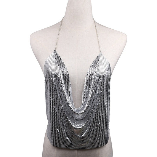 Cadena de Cuerpo Exagerada con Lentejuelas - Collar Personalizado Estilo Europa - Image 6