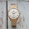 Reloj de Hombre Acero Inoxidable Dorado Resistente al Agua - Estilo Moderno Cuarzo
