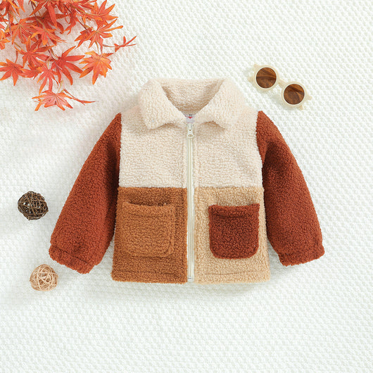 Chaqueta Polar Infantil con Cierre de Cremallera - Diseño Adorable