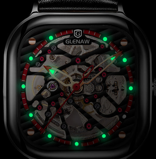 Reloj Mecánico Automático con Esfera Transparente - Image 9