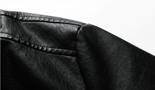 Chaqueta de Cuero PU Lavado para Hombre - Primavera y Otoño - Image 5