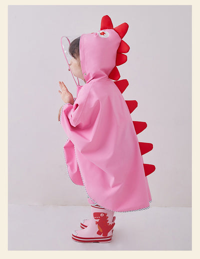 Impermeable Infantil Tipo Capa con Diseño de Dinosaurio - Image 18