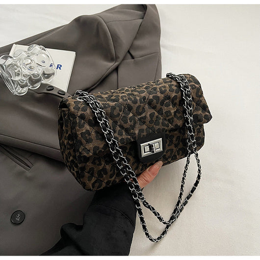 Bolso Bandolera Cuadrado Estampado Leopardo - Image 12