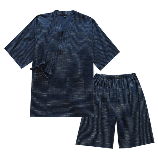 Pijama Kimono de Algodón para Hombre - Bata Ligera Tallas Grandes Verano - Image 5