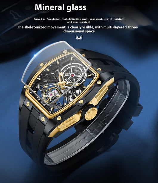 Reloj Automático de Acero Inoxidable con Caja Hueca para Hombre - Image 24