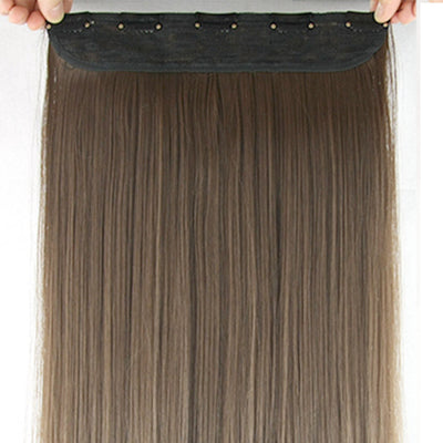 Peluca de un clip con cinco extensiones de cabello sintético - Image 13