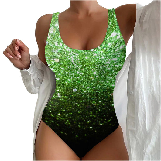 Traje de Baño Enterizo para Mujer con Contraste 3D - Diseño Moderno Playero - Image 9