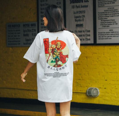 Camiseta Hip Hop Estampada de Manga Corta Unisex - Image 8
