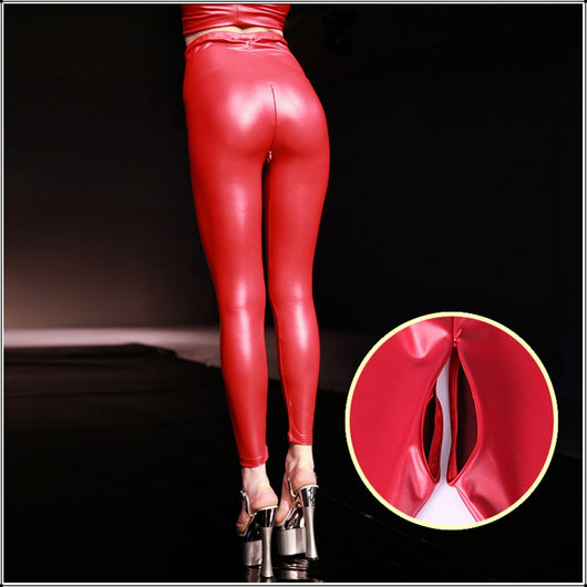 Leggings de Cuero Sintético Brillante - Image 6