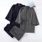 Muji Men's Japanese Kimono Pajamas - Premium Thermal Robe