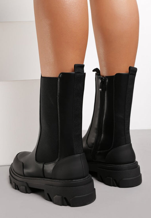 Botas Cortas Mujer con Suela Gruesa y Costuras Reforzadas - Image 5