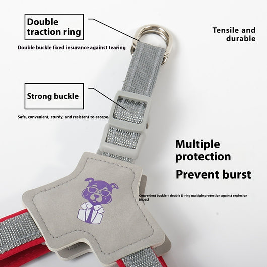 Chaleco Arnés con Cuerda de Sostén para Perros - Image 4