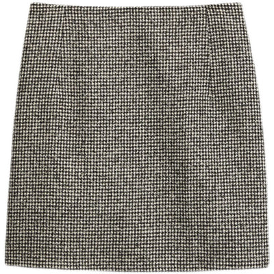 Falda Mini Pata de Gallo Minimalista para Mujer - Image 9