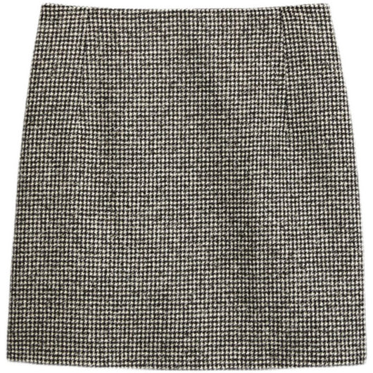 Falda Mini Pata de Gallo Minimalista para Mujer - Image 9