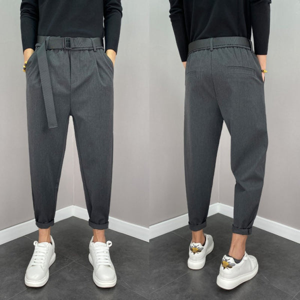 Pantalones Harem Coreanos Trendy de Nueve Puntos
