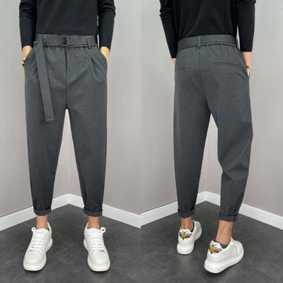 Pantalones Harem Coreanos Trendy de Nueve Puntos - Image 2