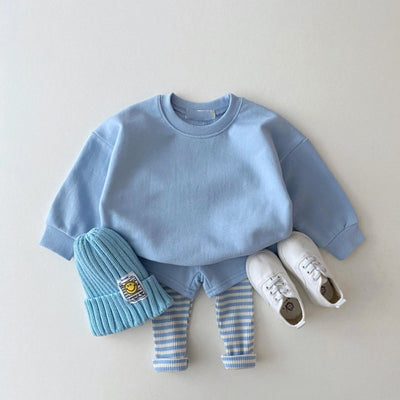 Conjunto de Pants Deportivos Bipartita en Colores Pastel para Bebé - Image 9
