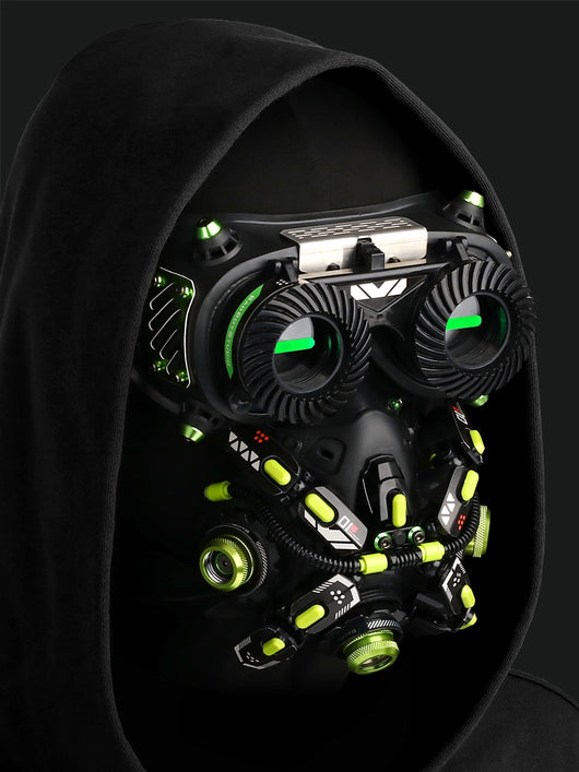 Gafas Luminosas de Gas Sci-Fi con Diseño Mecánico - Image 7