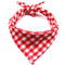 Red and white check