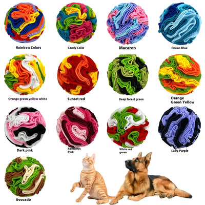 Pelota Interactiva Olfativa para Perros - Juguete Puzzle Multicolor - Image 2