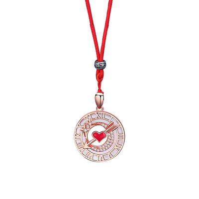 Collar de Pareja Flecha de Cupido en Plata 925 - Diseño Original - Image 3